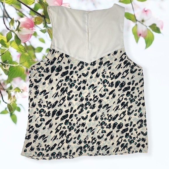 Walter Baker Animal Print Sleeveless Top - Picture 2 of 7
